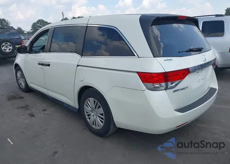 2017 Honda Odyssey Lx из США, поврежденный, VIN 5FNRL5H29HB017328